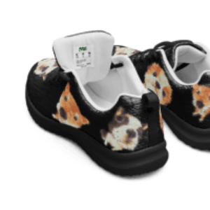 Cute Dogs Black Women’s athletic shoes