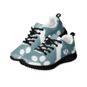 Paws and Bones Teal Women’s athletic shoes