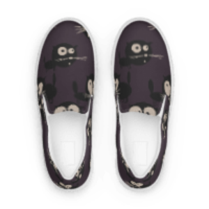 Silly Cat Women’s slip-on canvas shoes