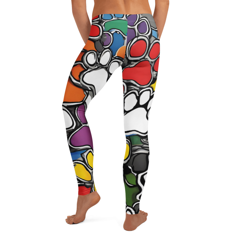 Paws Bursting in Colors Leggings