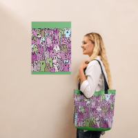 Cats all Over Tote bag