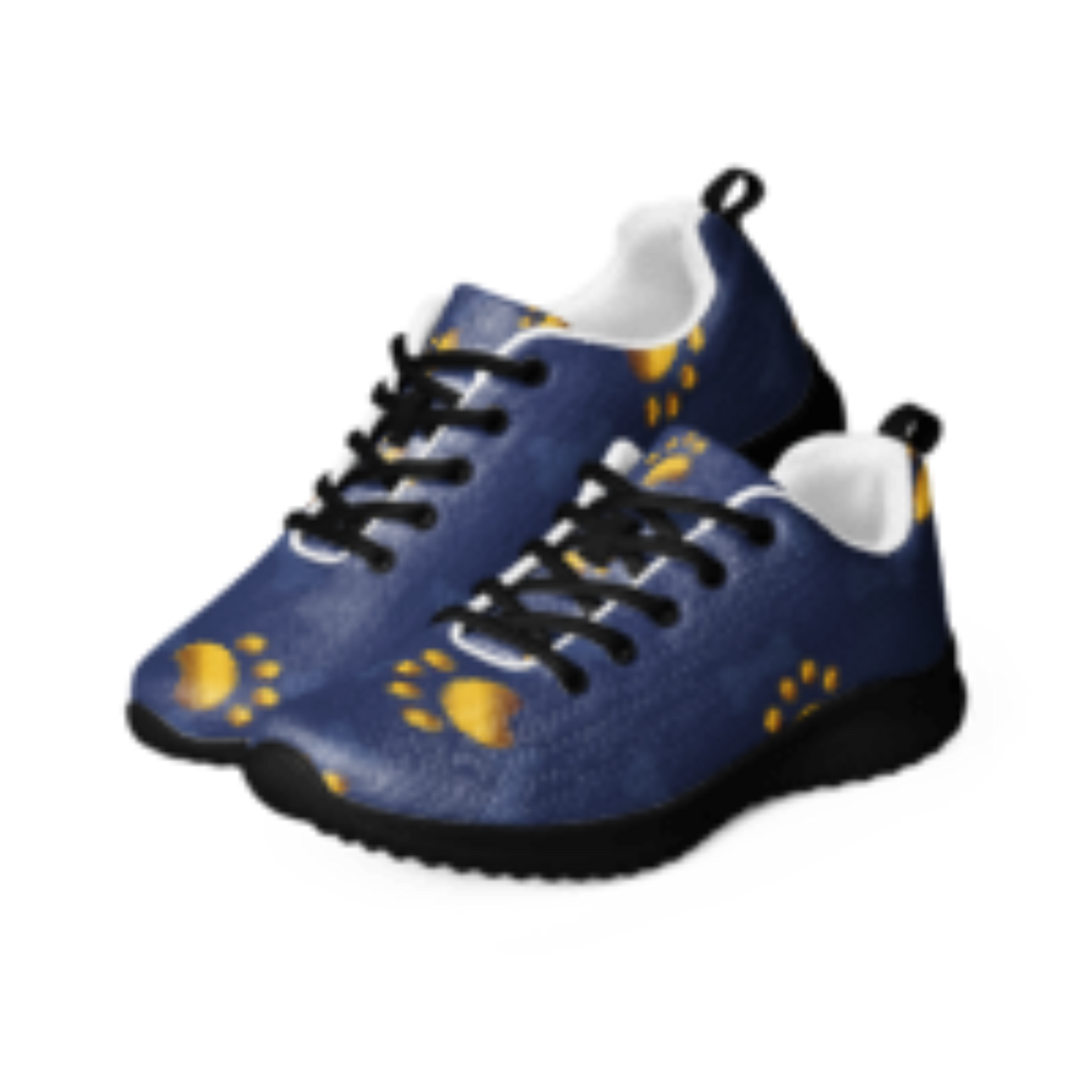 Gold Paws and bones Purple Women’s athletic shoes
