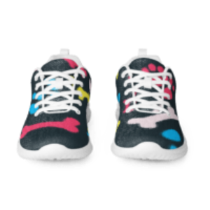 Colorful Paws and Bones Women’s athletic shoes