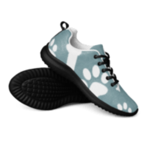 Paws and Bones Teal Women’s athletic shoes