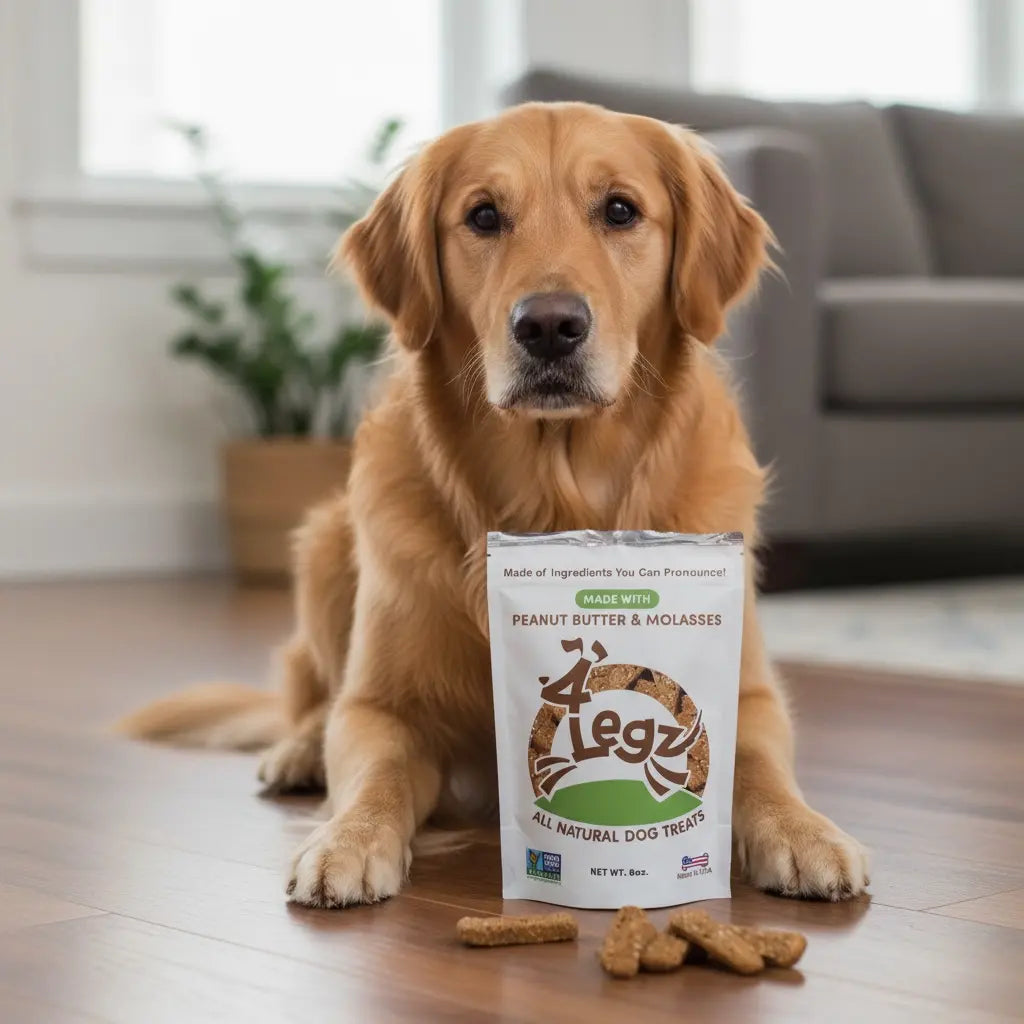 Peanut Butter Molasses Kitty Roca Treats for Happy Pets - 4Legz