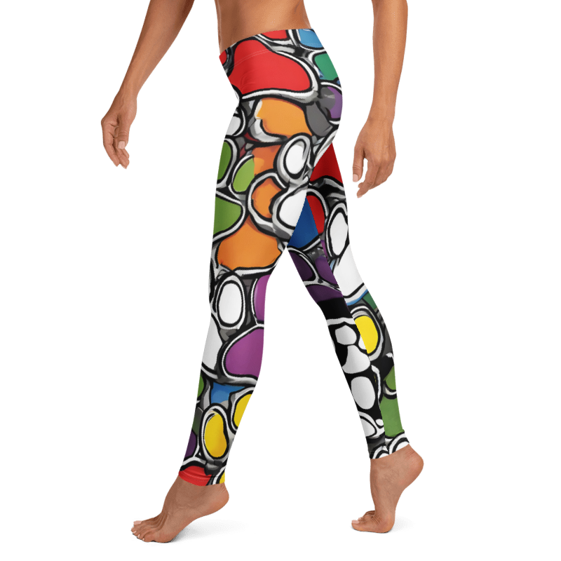 Paws Bursting in Colors Leggings