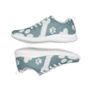 Paws and Bones Teal Women’s athletic shoes