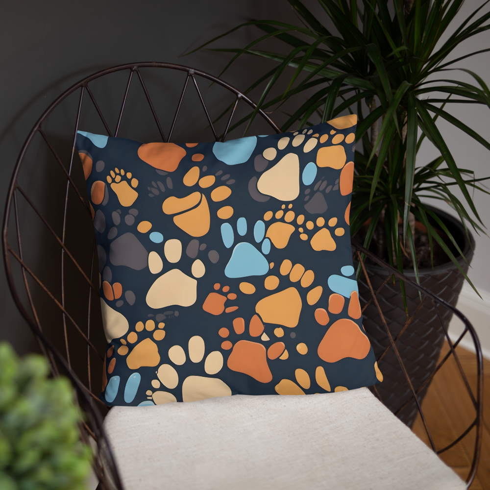 Pawsitive Prints Basic Pillow