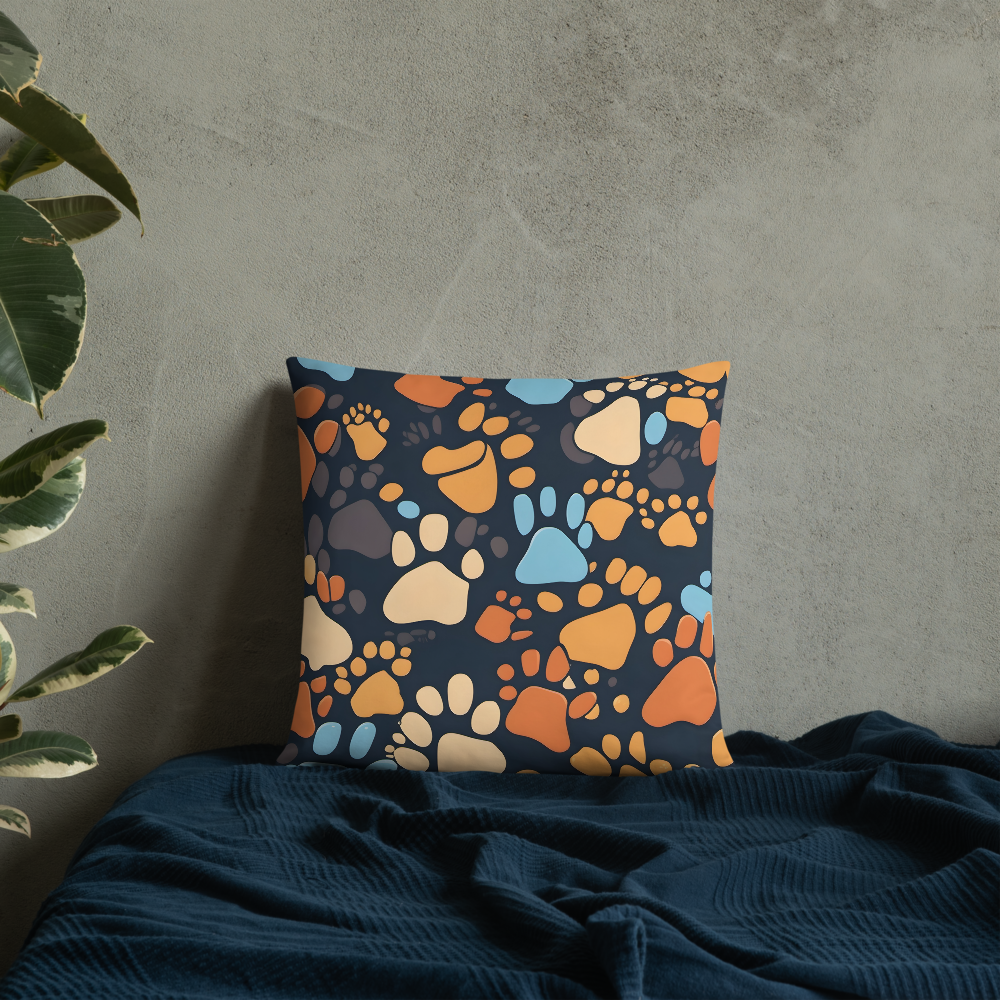 Pawsitive Prints Basic Pillow
