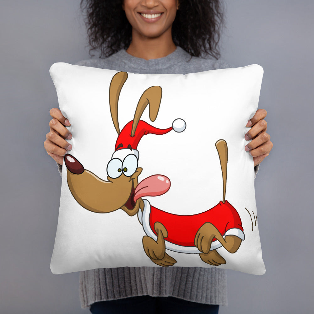 Santa Pup Basic Pillow