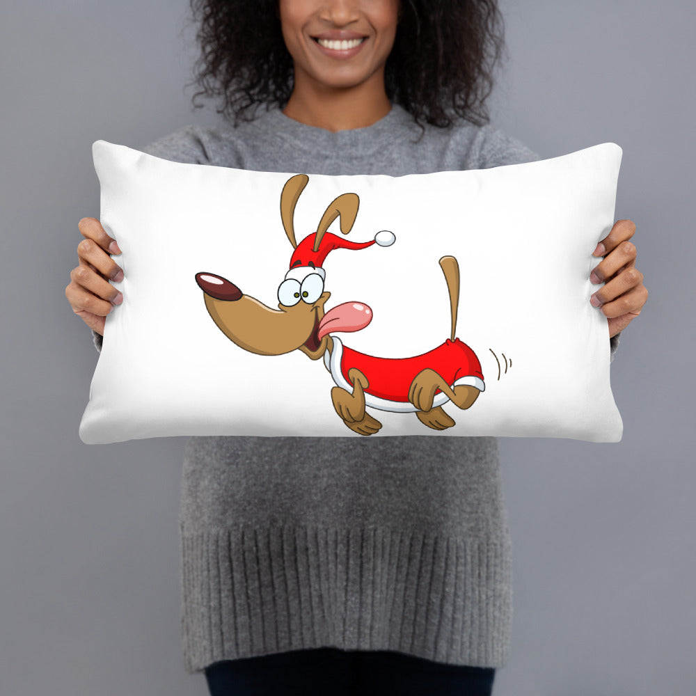 Santa Pup Basic Pillow