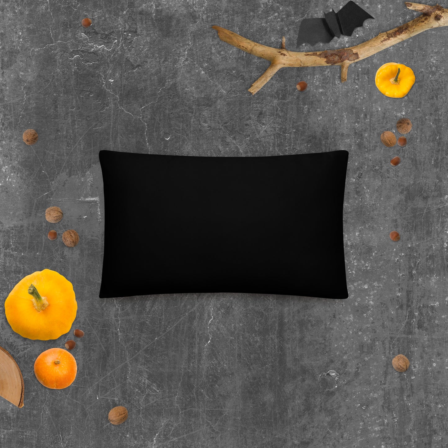 Cat and the Haunted House Basic Pillow