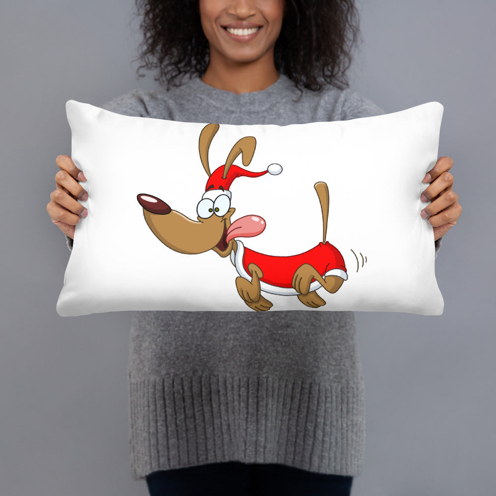 Santa Pup Basic Pillow
