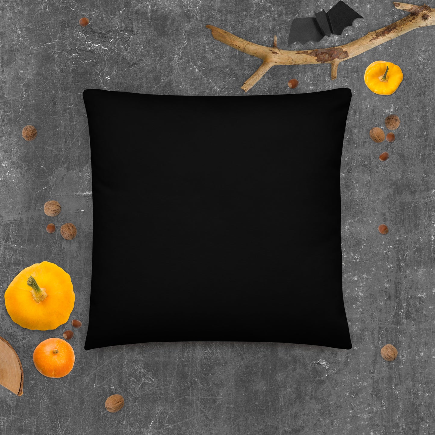 Cat and the Haunted House Basic Pillow