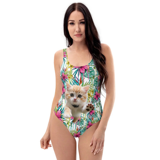 Pretty Cat One-Piece Swimsuit - 4Legz