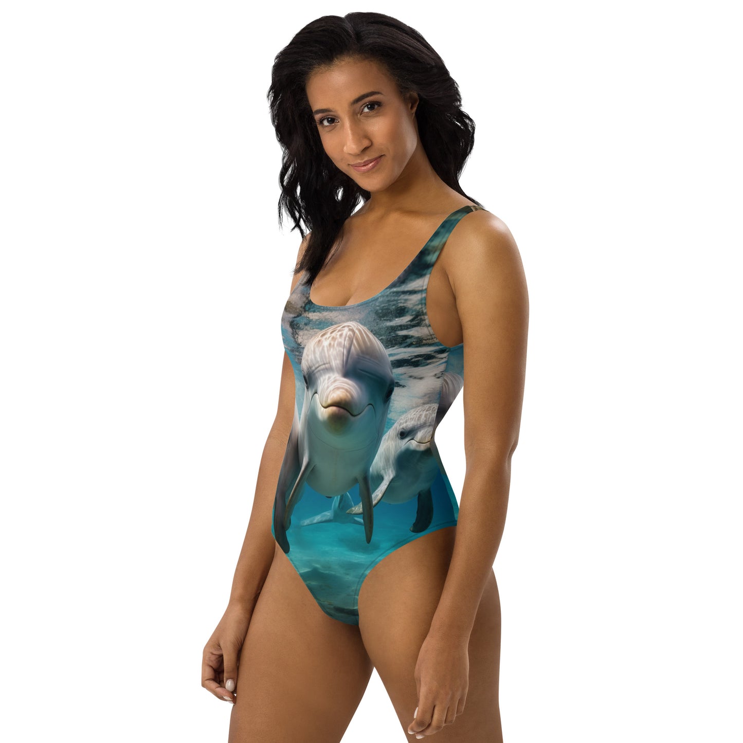 Dolphins One-Piece Swimsuit