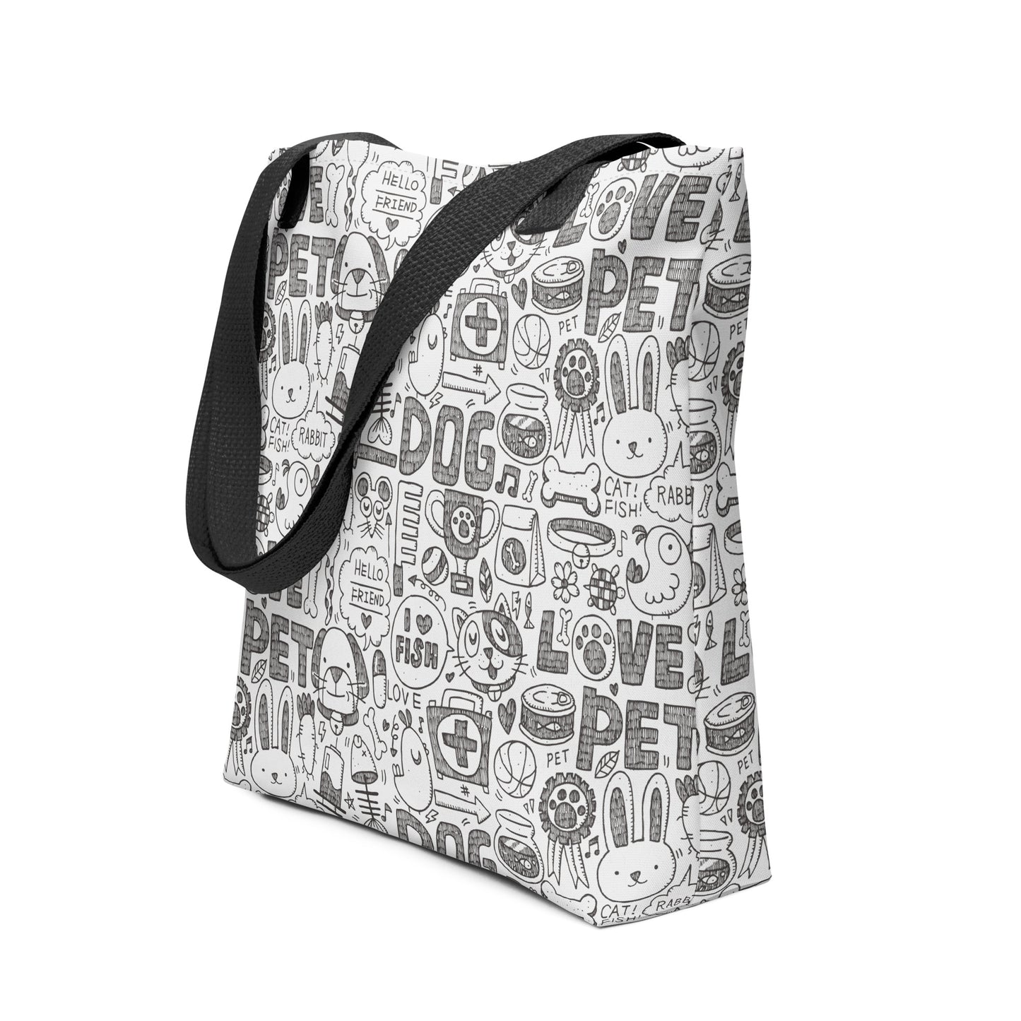 Pet all Over Tote bag