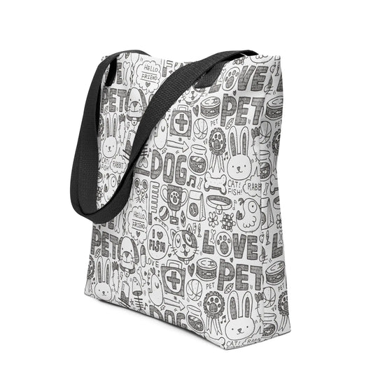 Pet All Over Tote Bag - Stylish and Versatile Pet Tote Bag for Every Adventure - 4Legz