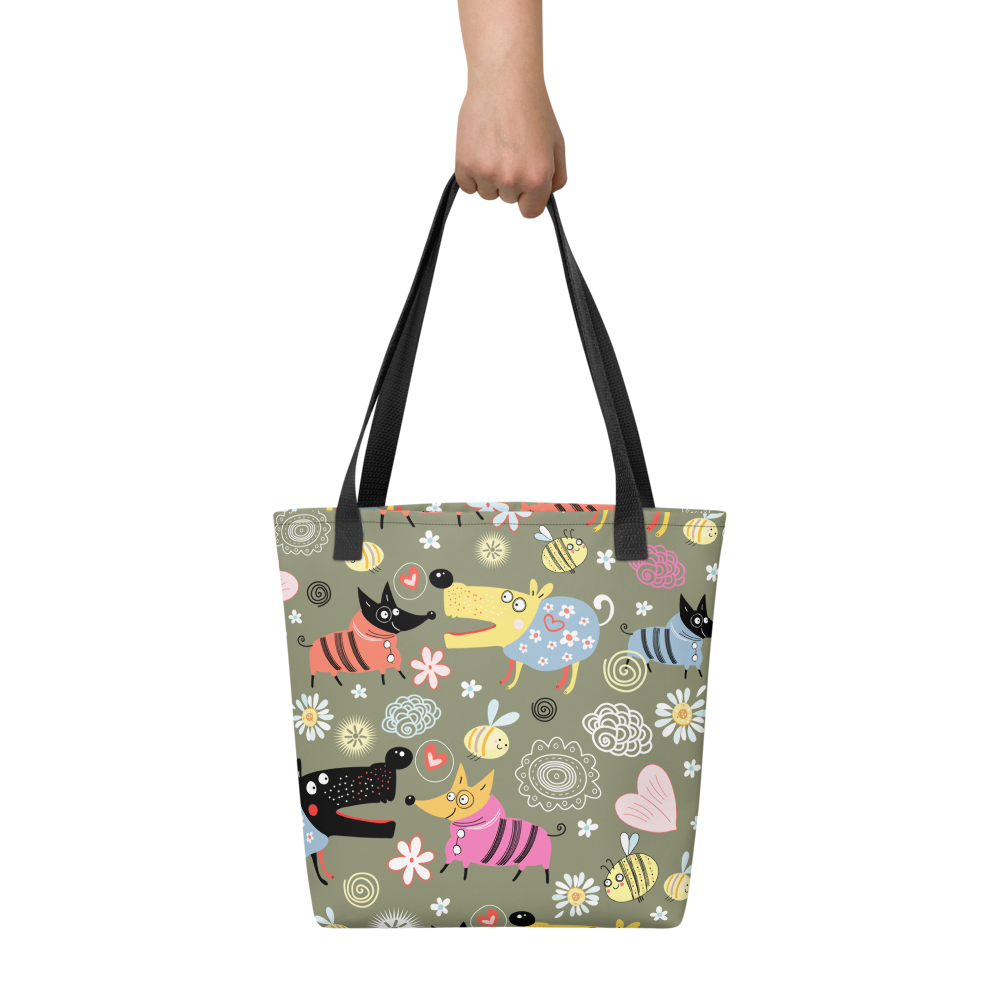 Dog Deco Tote bag