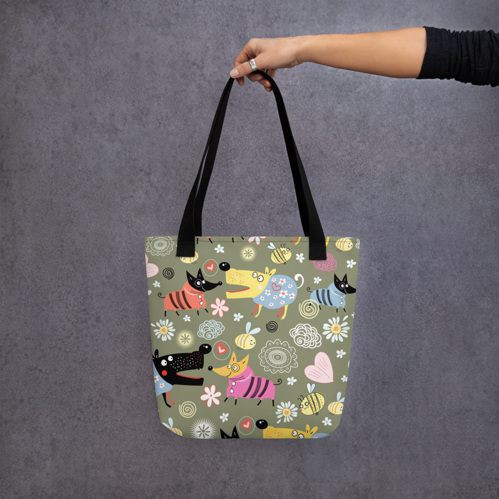 Dog Deco Tote bag