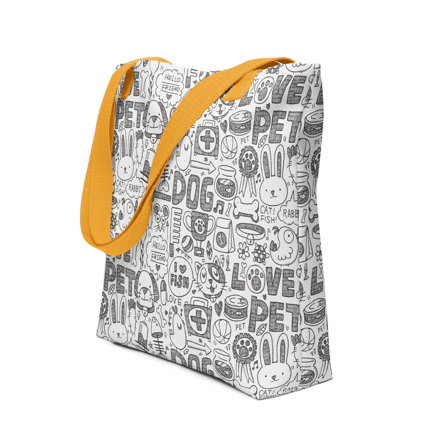 Pet all Over Tote bag