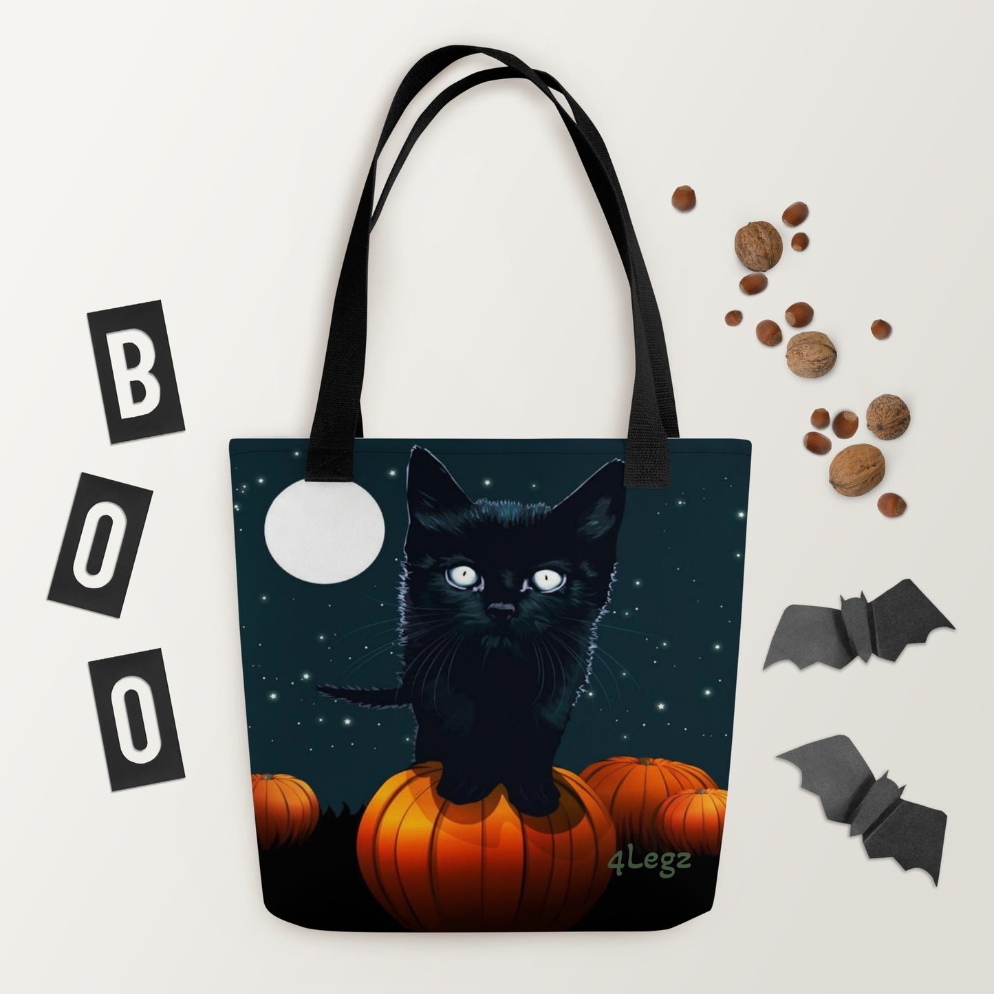Pumpkin Cat Tote bag