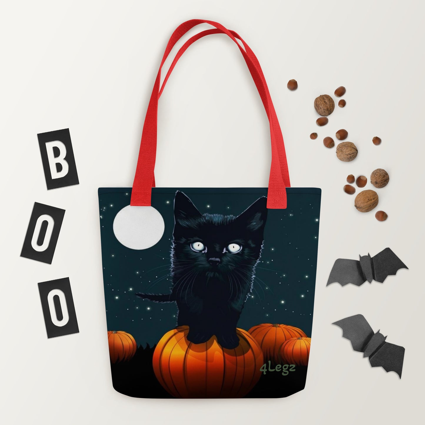 Pumpkin Cat Tote bag