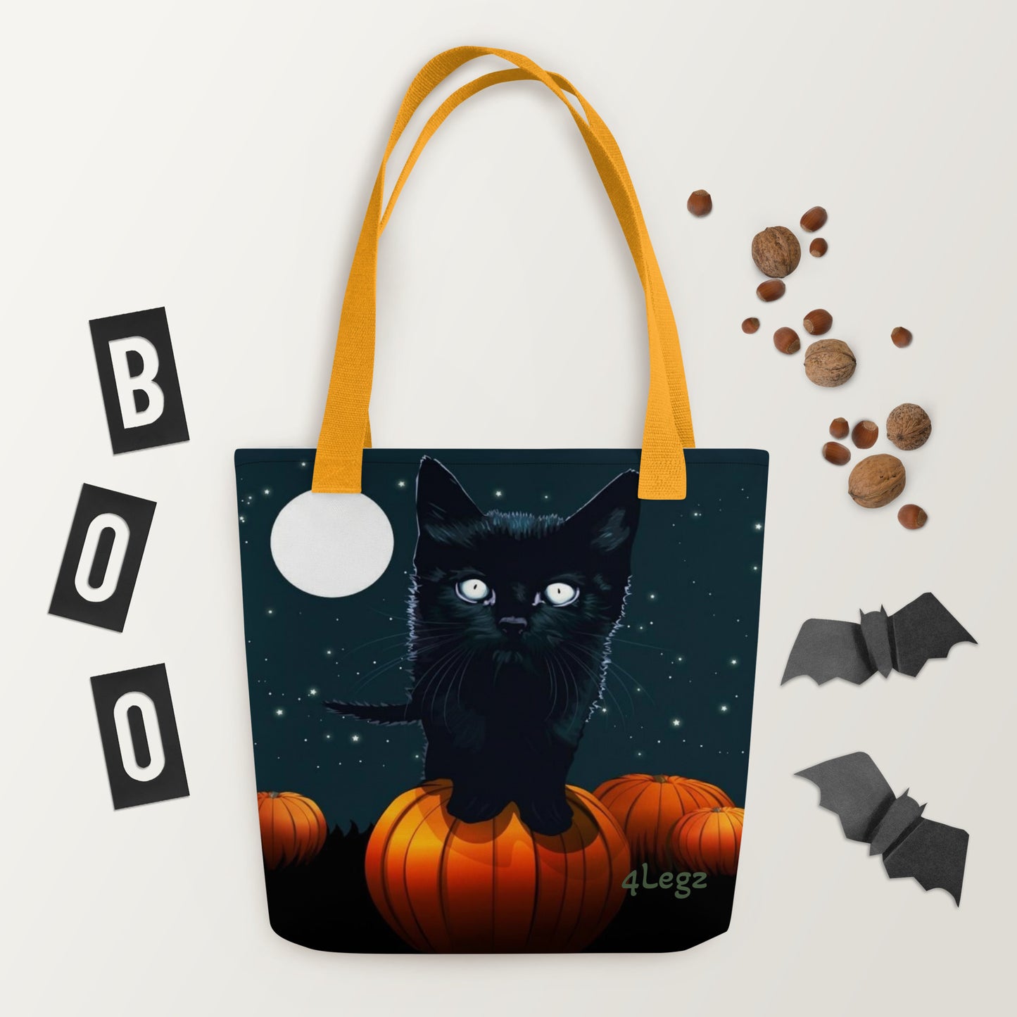 Pumpkin Cat Tote bag