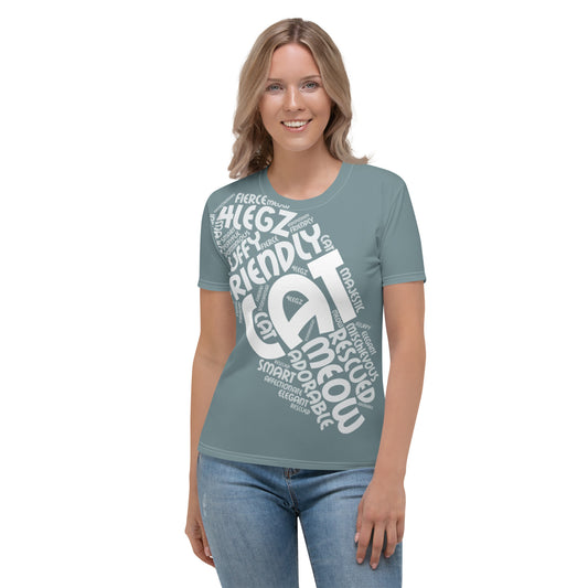 Play on Cat Words Women's T-shirt