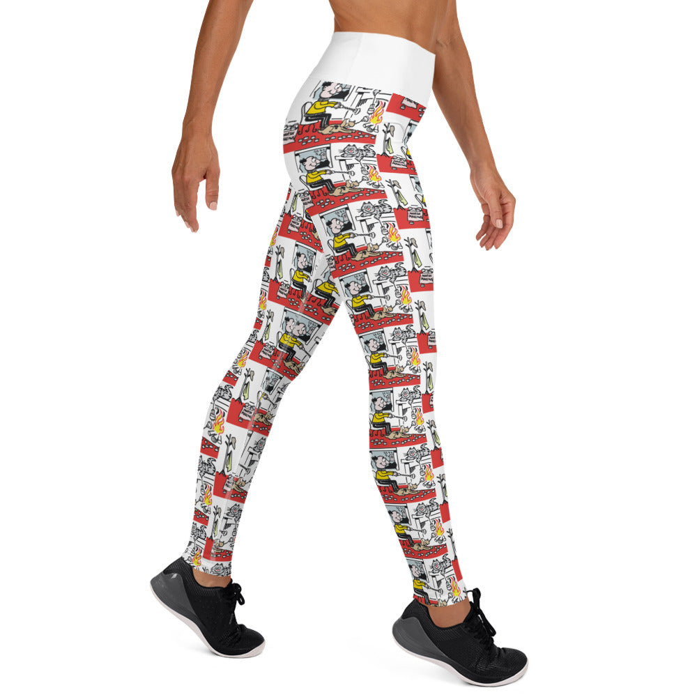 Holiday Season at Home Yoga Leggings