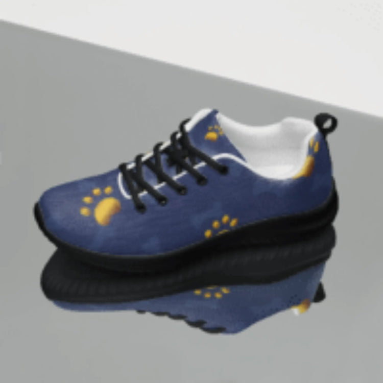 Gold Paws and Bones Athletic Shoes for Women in Purple - 4Legz