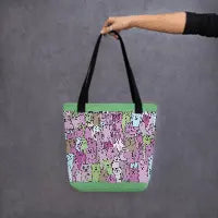 Cats All Over Tote Bag - Stylish and Functional Cats Tote Bag - 4Legz