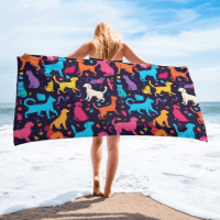 Multi Color Pets Towel