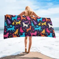 Multi Color Pets Towel - 4Legz