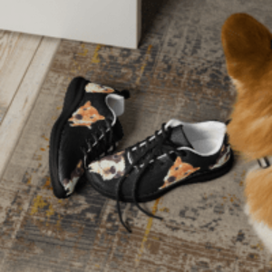 Cute Dogs Black Women’s athletic shoes