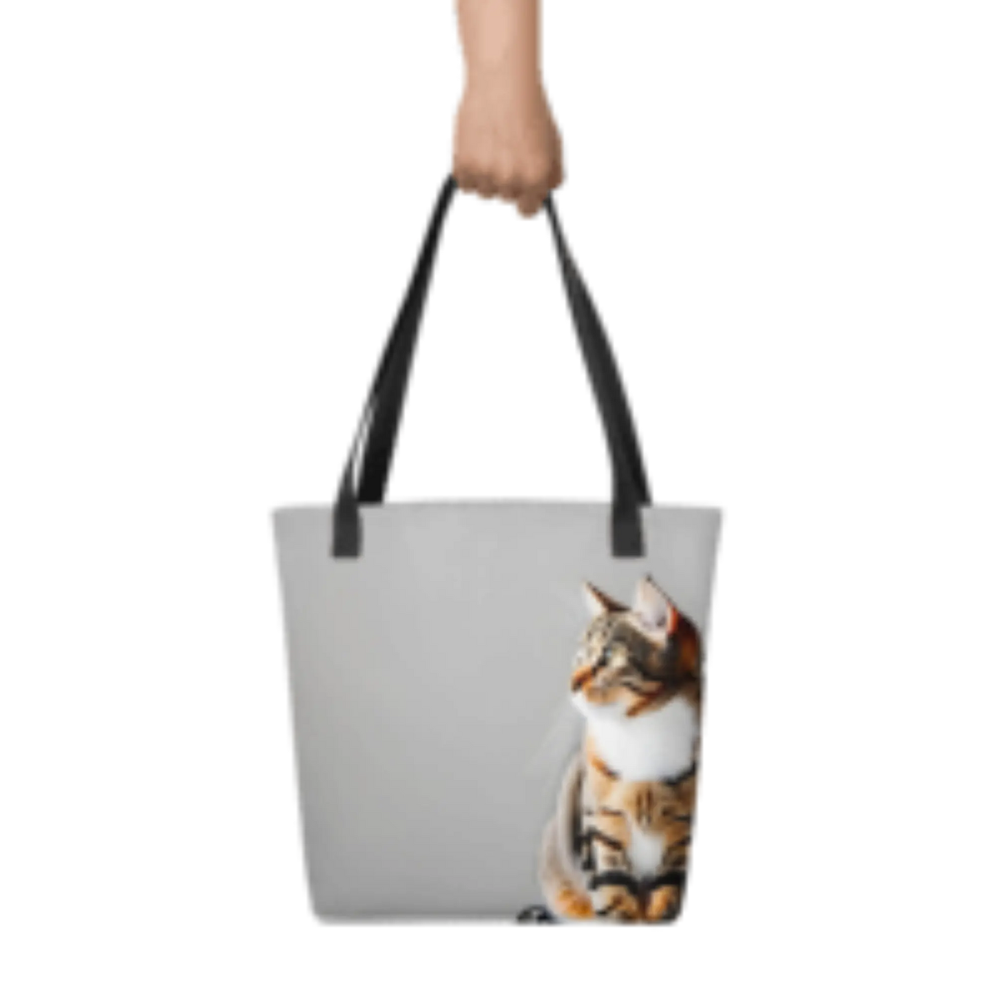 Cat Stand Alone Tote Bag - Stylish Cat Tote Bag for Everyday Use - 4Legz