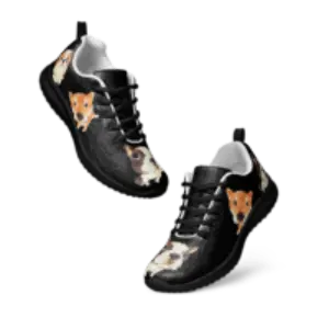 Cute Dogs Black Women’s athletic shoes - 4Legz