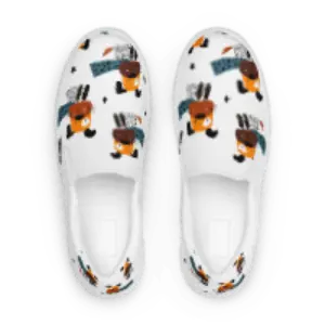 Doggie Women’s Canvas Slip-On Shoes for Comfort and Style - 4Legz