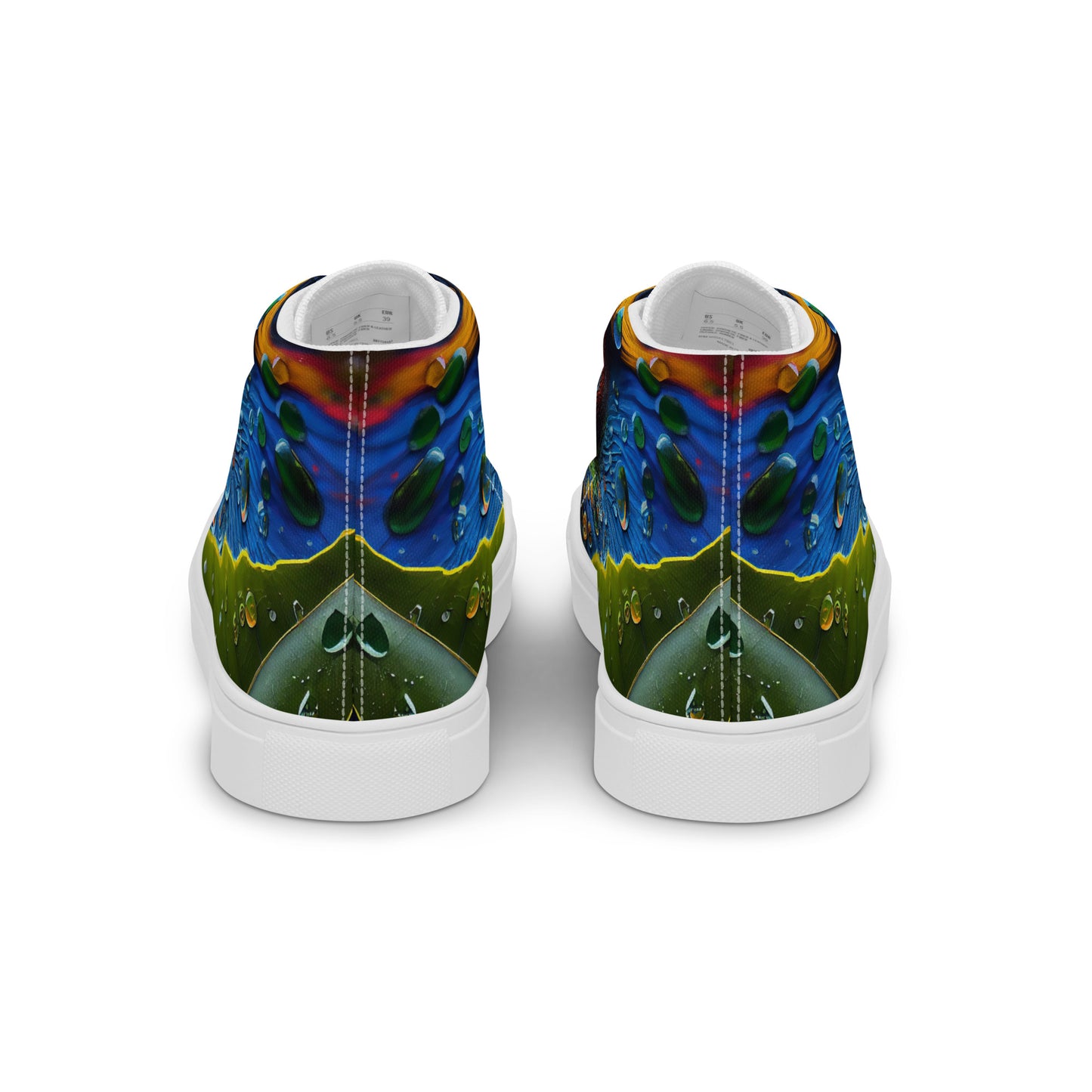 Parrot Men’s high top canvas shoes