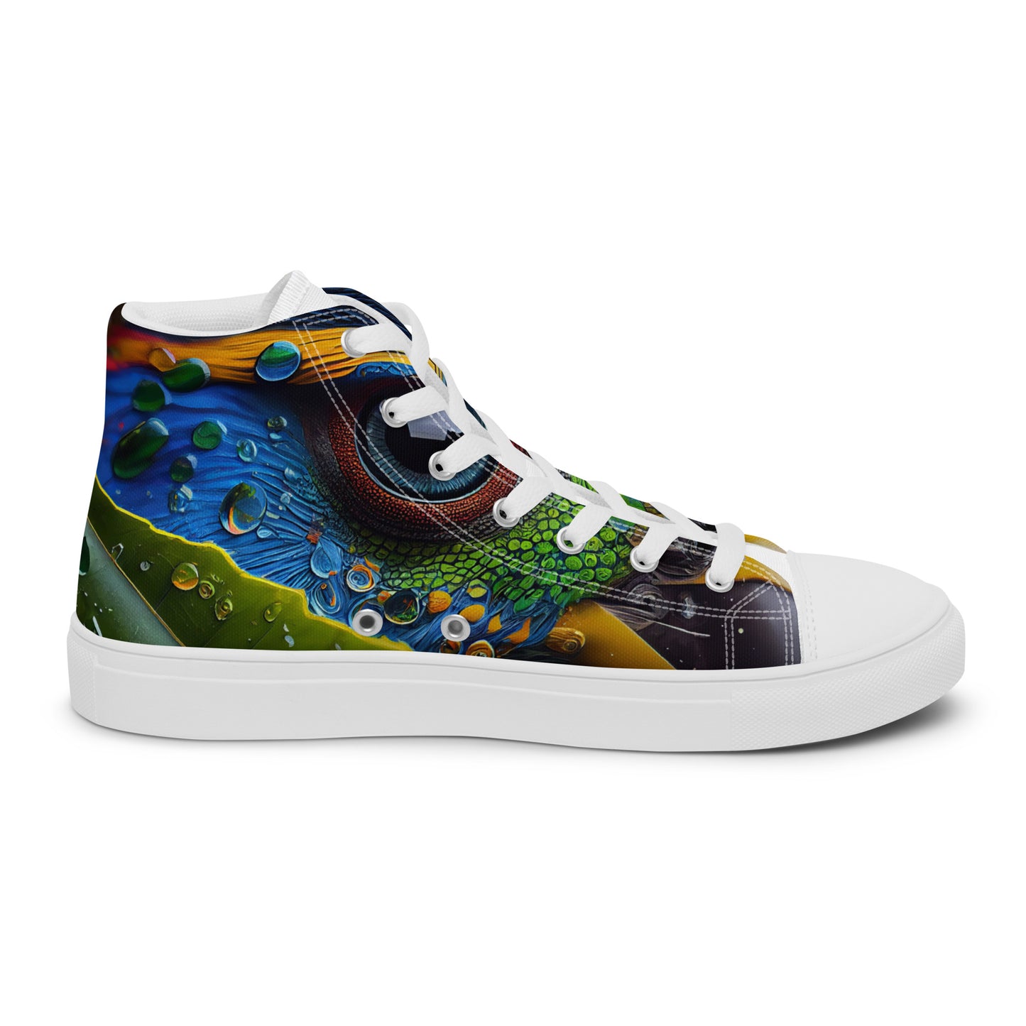 Parrot Men’s high top canvas shoes