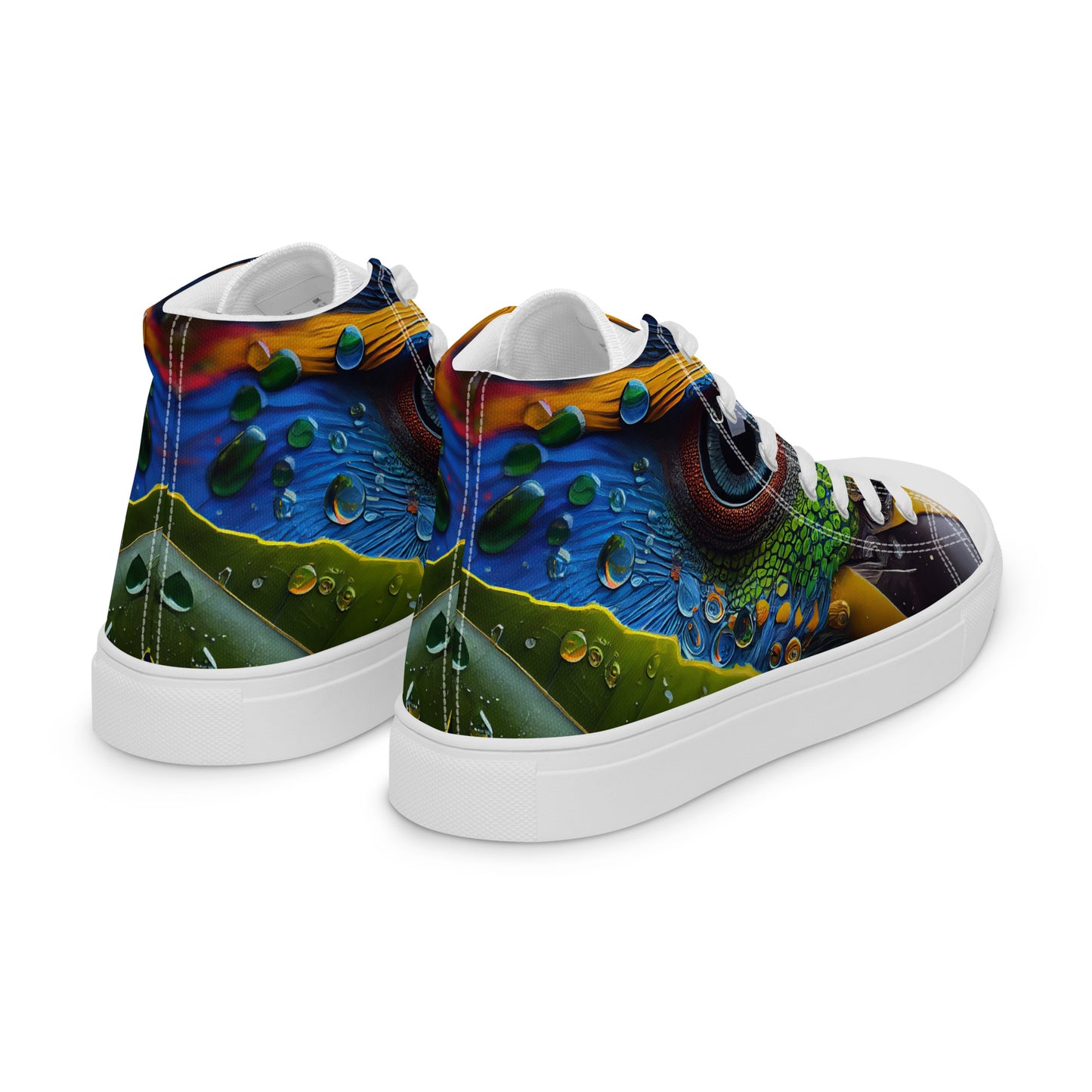 Parrot Men’s high top canvas shoes
