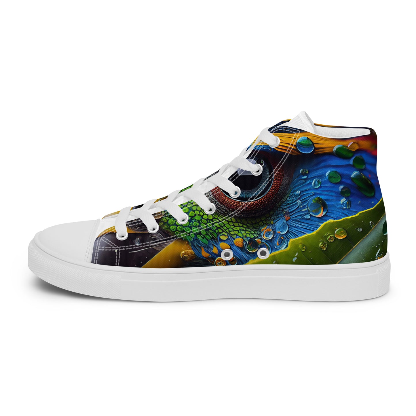 Parrot Men’s high top canvas shoes