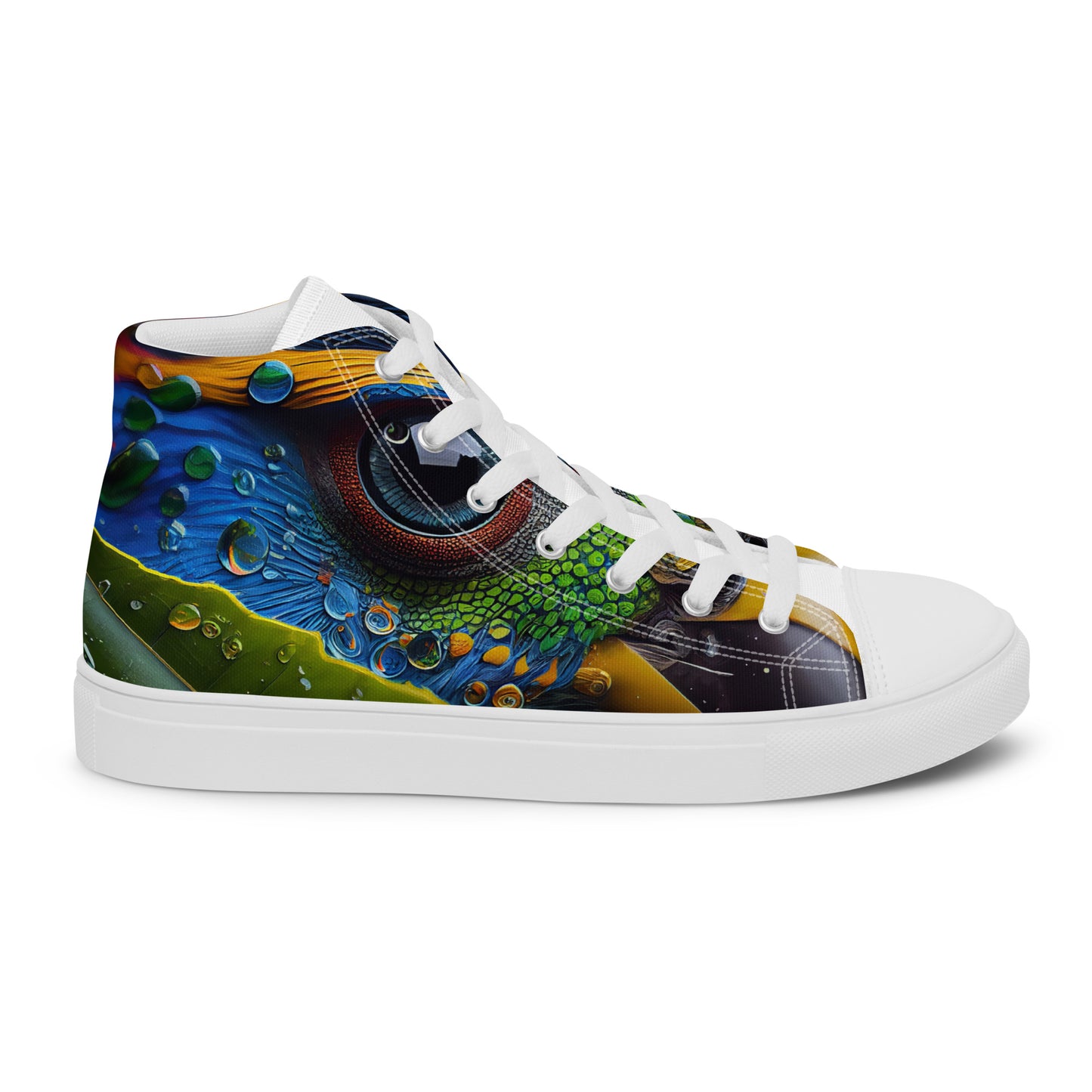 Parrot Men’s high top canvas shoes