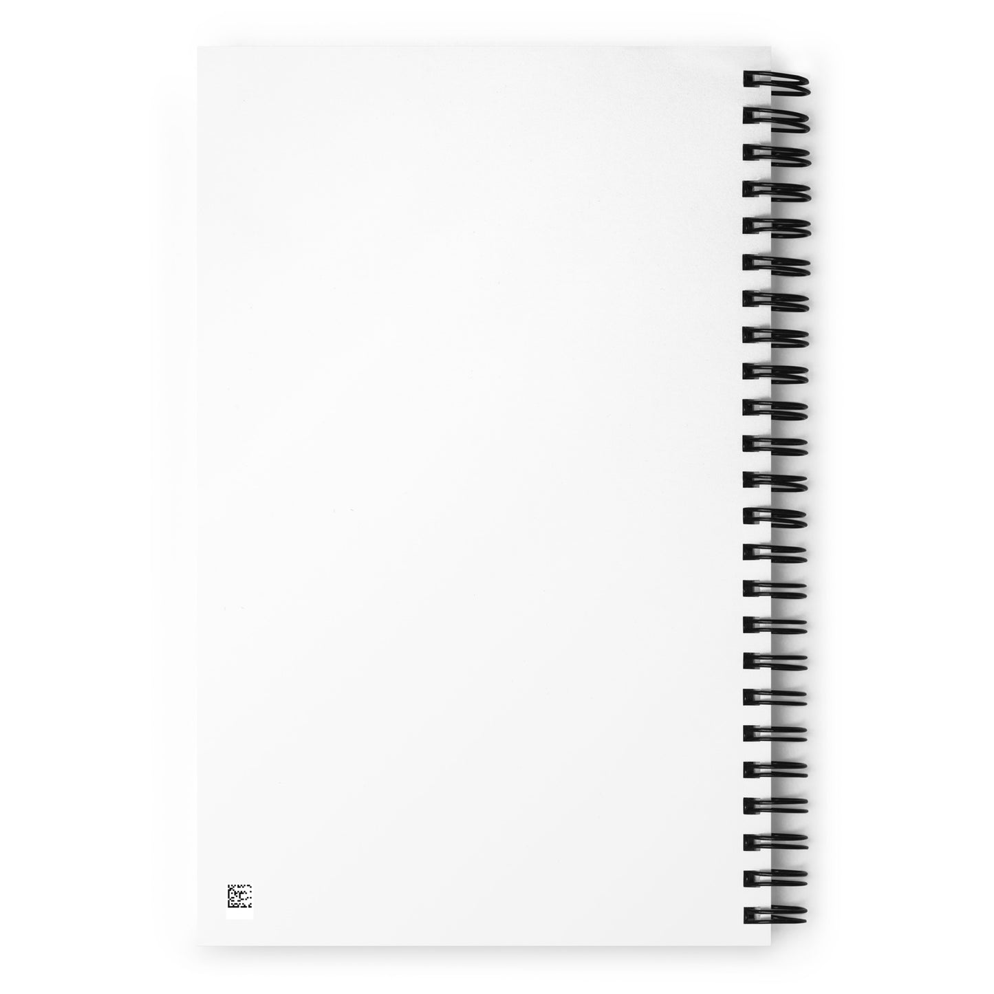 Yellow Moon with Cat Spiral notebook