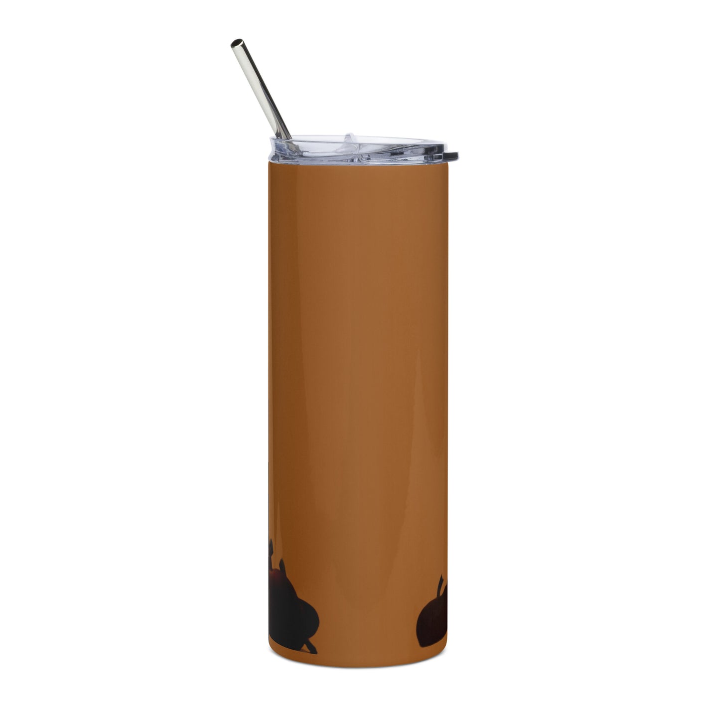 Kitty Cat and Pumpkin Stainless steel tumbler
