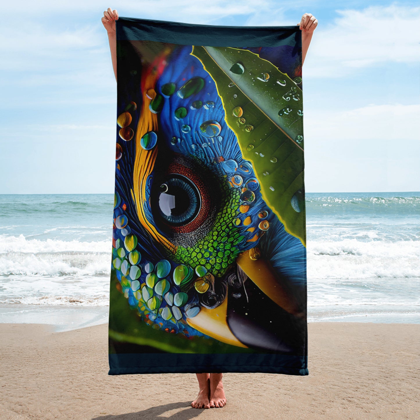 Parrot Eye Towel