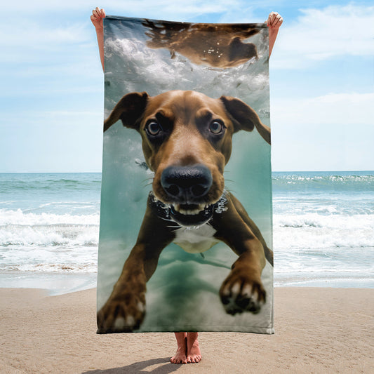 Brown Dog Swimming Towel