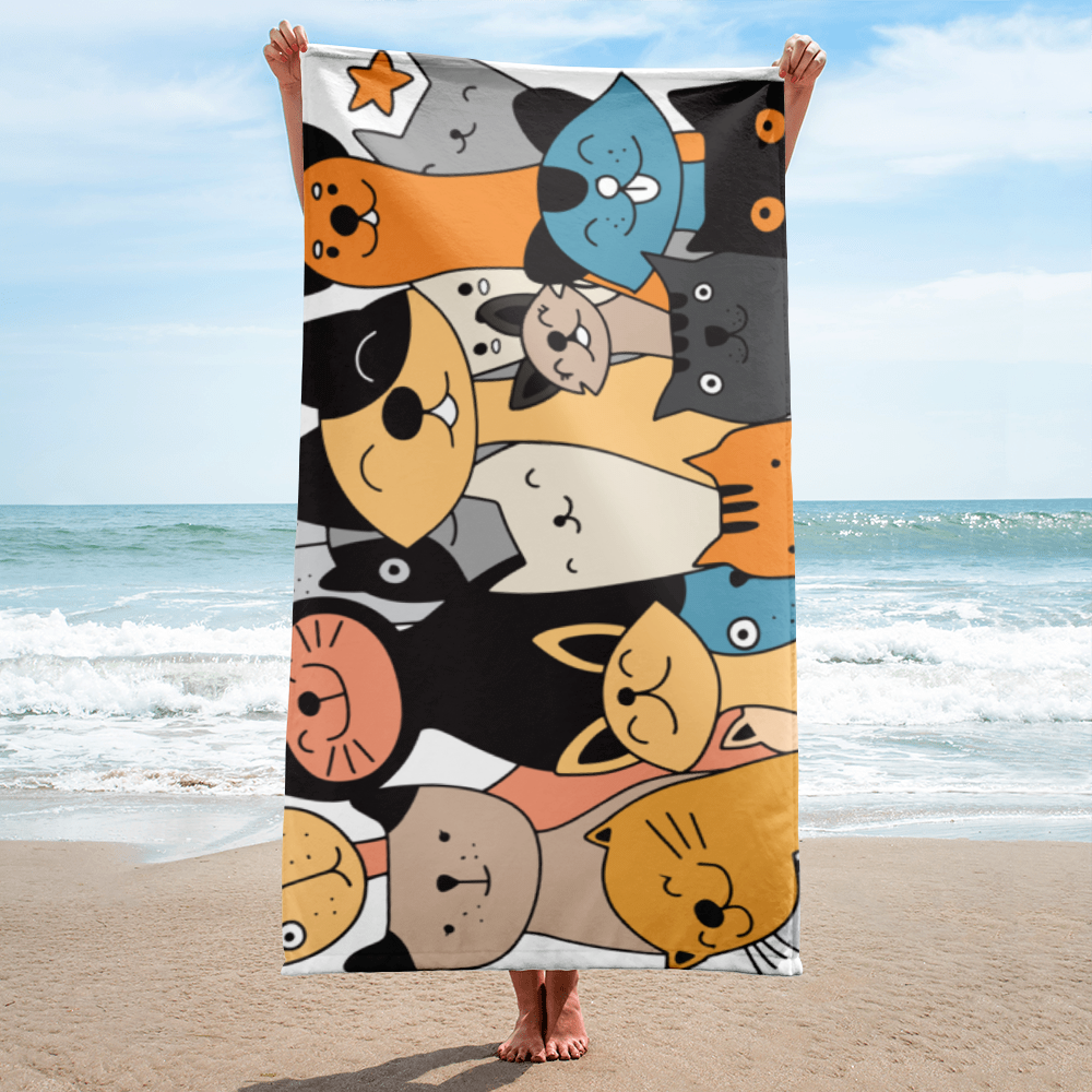 Happy Cats Towel