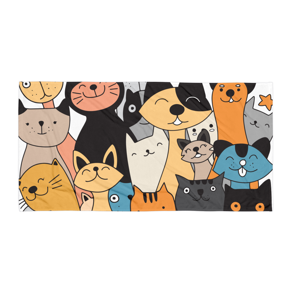 Happy Cats Towel