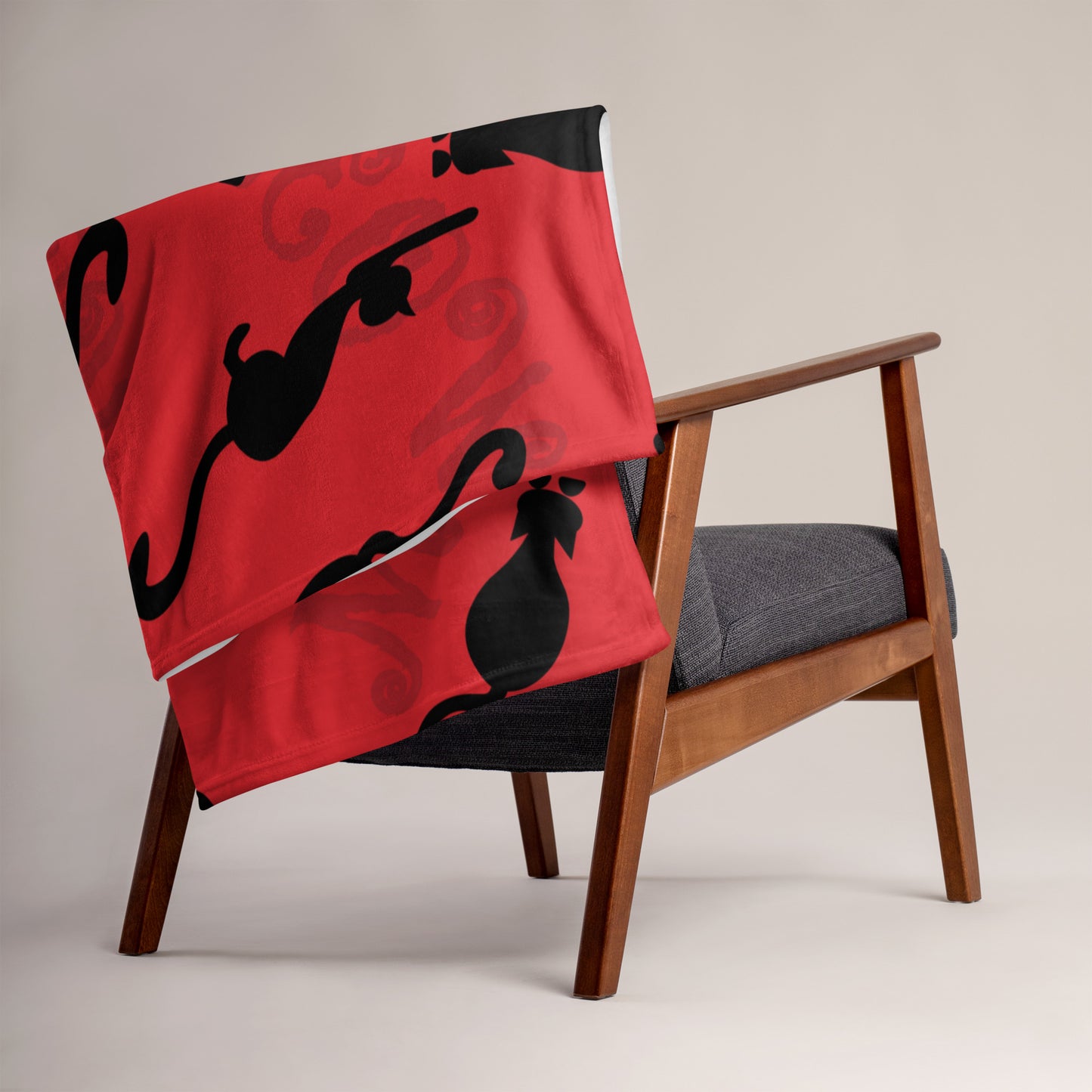 Meow Cat Throw Blanket